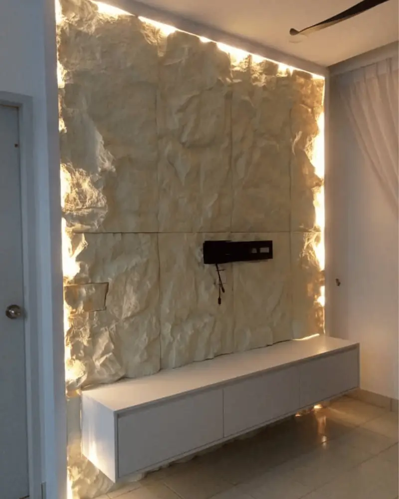 TV Cabinet &amp; Feature Wall